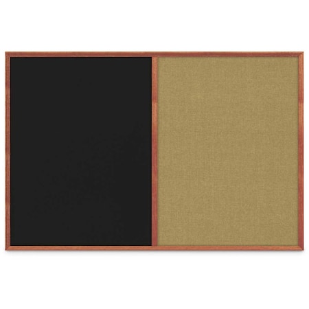 Slim Style Indoor Enclosed Corkboard,30